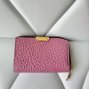 Pink Burberry Wallet